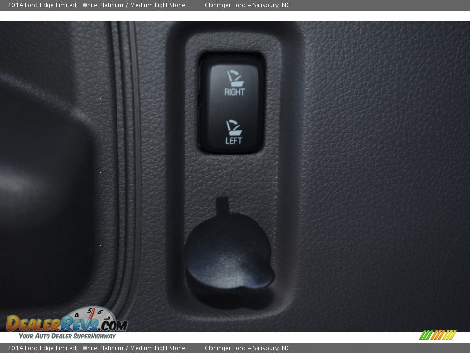 2014 Ford Edge Limited White Platinum / Medium Light Stone Photo #9