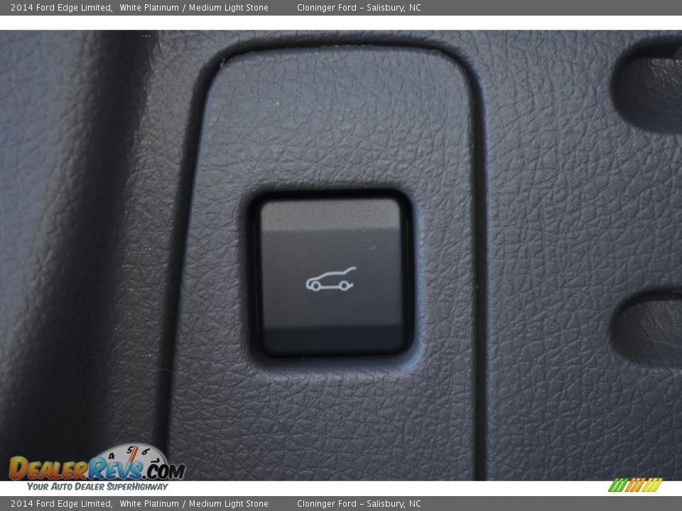 2014 Ford Edge Limited White Platinum / Medium Light Stone Photo #10