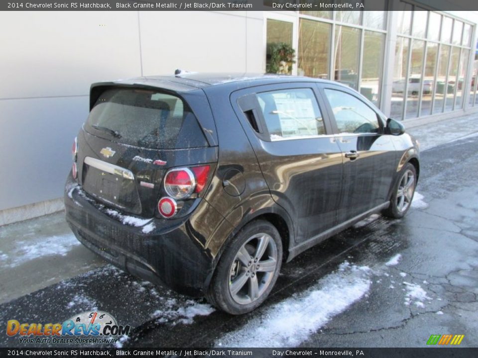 2014 Chevrolet Sonic RS Hatchback Black Granite Metallic / Jet Black/Dark Titanium Photo #3