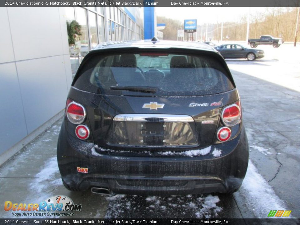 2014 Chevrolet Sonic RS Hatchback Black Granite Metallic / Jet Black/Dark Titanium Photo #4