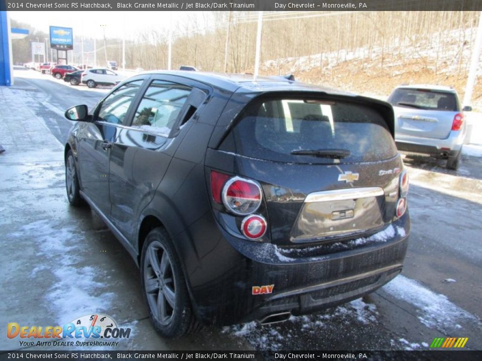 2014 Chevrolet Sonic RS Hatchback Black Granite Metallic / Jet Black/Dark Titanium Photo #5