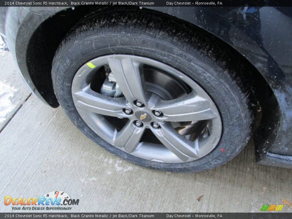 2014 Chevrolet Sonic RS Hatchback Black Granite Metallic / Jet Black/Dark Titanium Photo #6