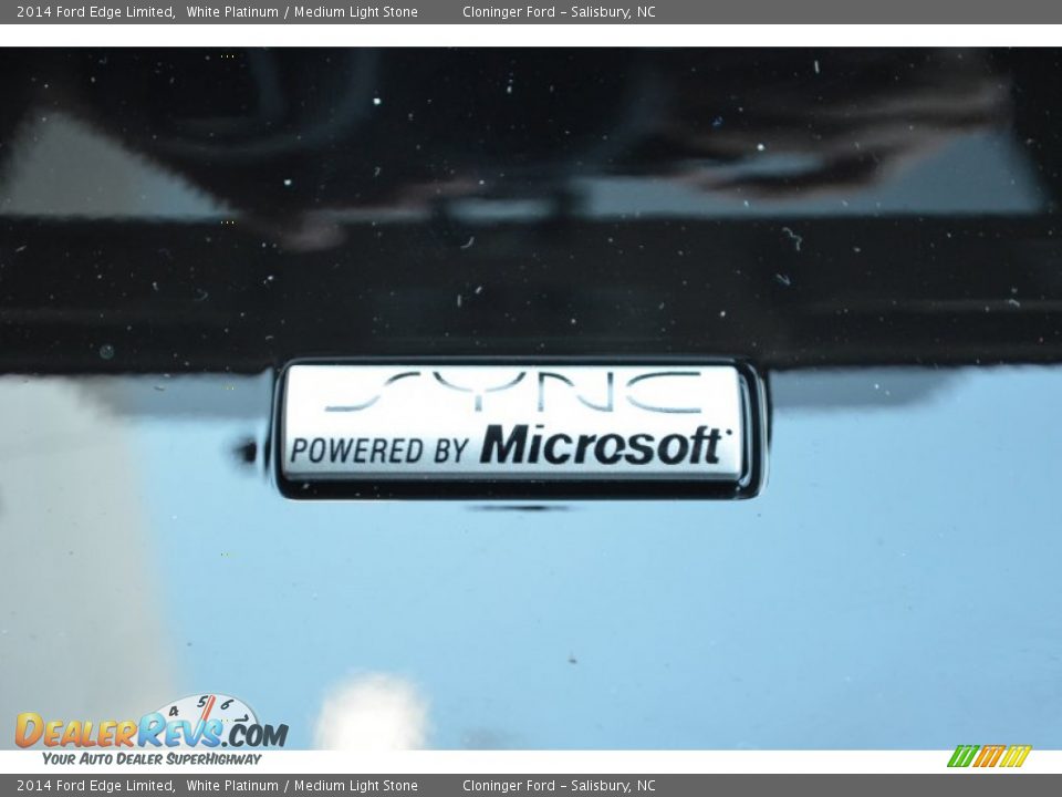 2014 Ford Edge Limited White Platinum / Medium Light Stone Photo #21