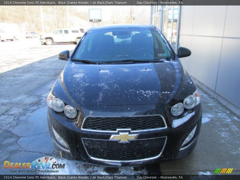 2014 Chevrolet Sonic RS Hatchback Black Granite Metallic / Jet Black/Dark Titanium Photo #8