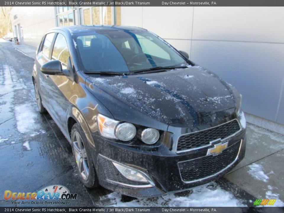 2014 Chevrolet Sonic RS Hatchback Black Granite Metallic / Jet Black/Dark Titanium Photo #9