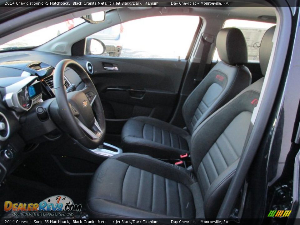 2014 Chevrolet Sonic RS Hatchback Black Granite Metallic / Jet Black/Dark Titanium Photo #12