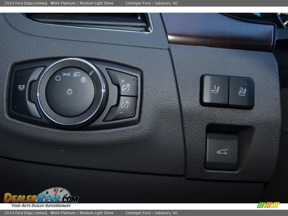 2014 Ford Edge Limited White Platinum / Medium Light Stone Photo #29