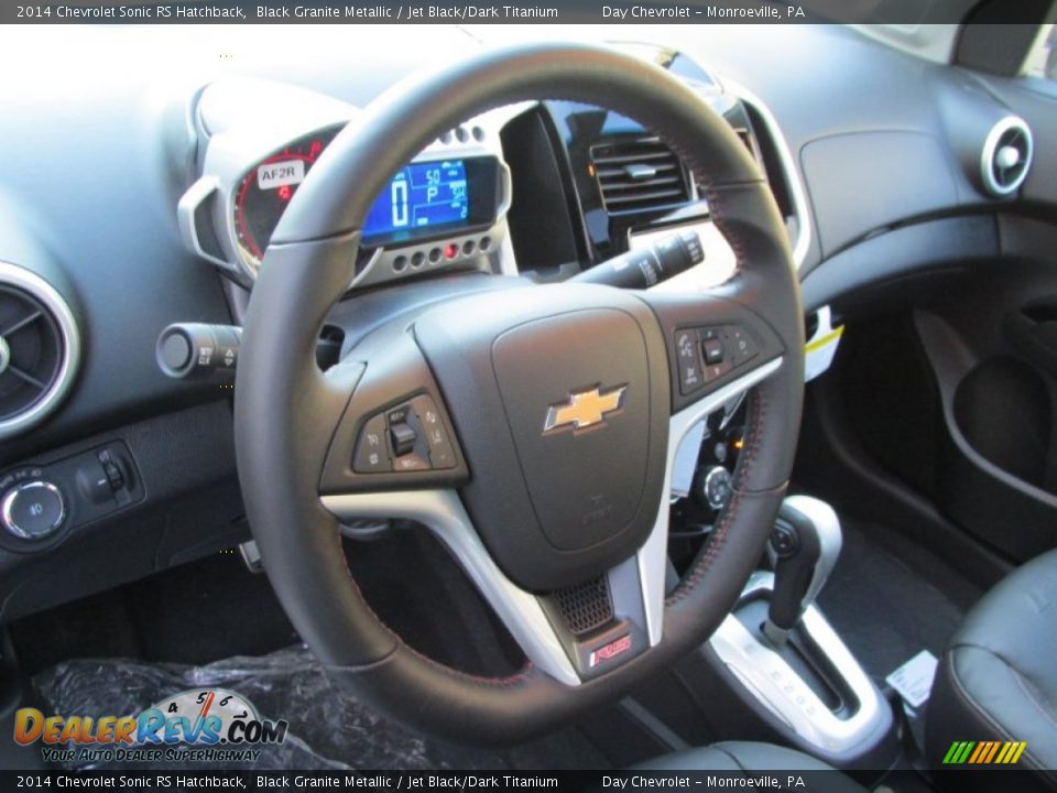 2014 Chevrolet Sonic RS Hatchback Black Granite Metallic / Jet Black/Dark Titanium Photo #15