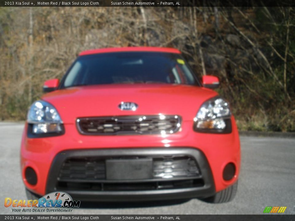 2013 Kia Soul + Molten Red / Black Soul Logo Cloth Photo #8