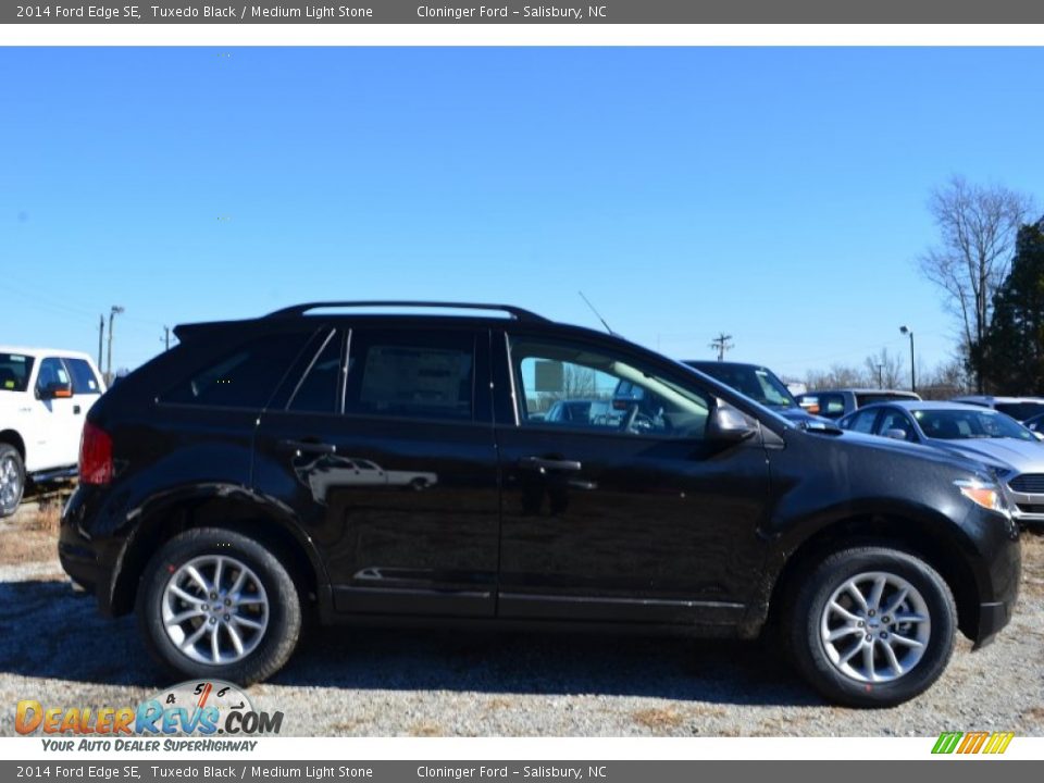 2014 Ford Edge SE Tuxedo Black / Medium Light Stone Photo #2