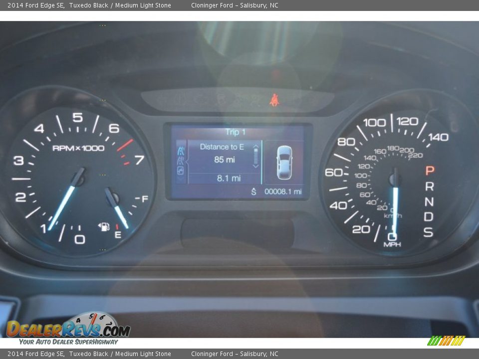 2014 Ford Edge SE Tuxedo Black / Medium Light Stone Photo #20