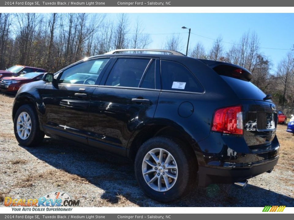 2014 Ford Edge SE Tuxedo Black / Medium Light Stone Photo #23
