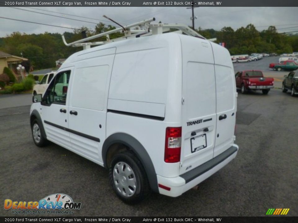 2010 Ford Transit Connect XLT Cargo Van Frozen White / Dark Gray Photo #5