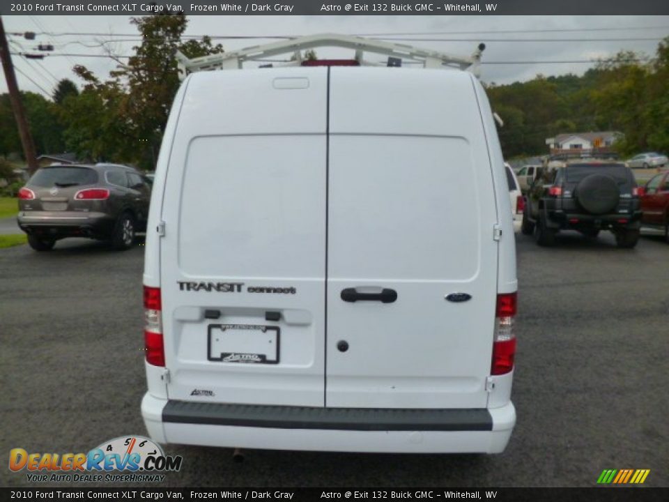 2010 Ford Transit Connect XLT Cargo Van Frozen White / Dark Gray Photo #6