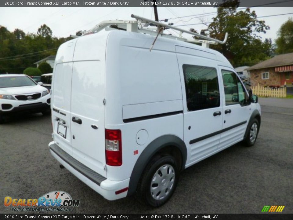 2010 Ford Transit Connect XLT Cargo Van Frozen White / Dark Gray Photo #7