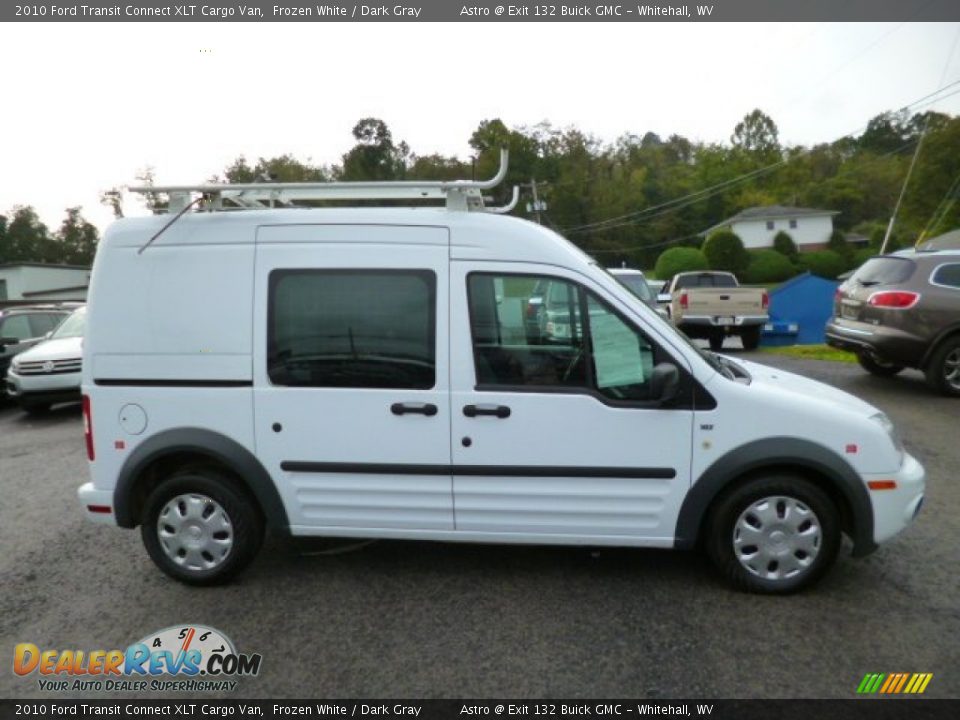 2010 Ford Transit Connect XLT Cargo Van Frozen White / Dark Gray Photo #8