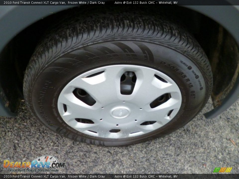 2010 Ford Transit Connect XLT Cargo Van Frozen White / Dark Gray Photo #9