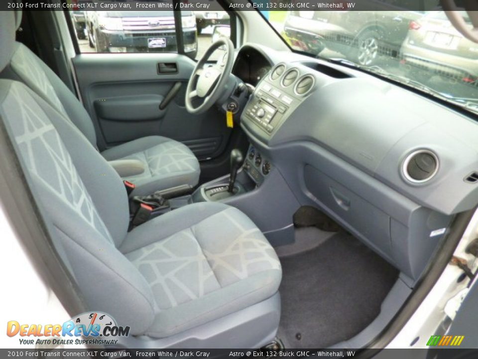 2010 Ford Transit Connect XLT Cargo Van Frozen White / Dark Gray Photo #10