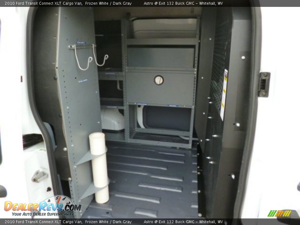2010 Ford Transit Connect XLT Cargo Van Frozen White / Dark Gray Photo #11