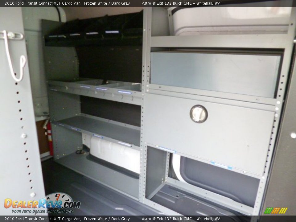 2010 Ford Transit Connect XLT Cargo Van Frozen White / Dark Gray Photo #12