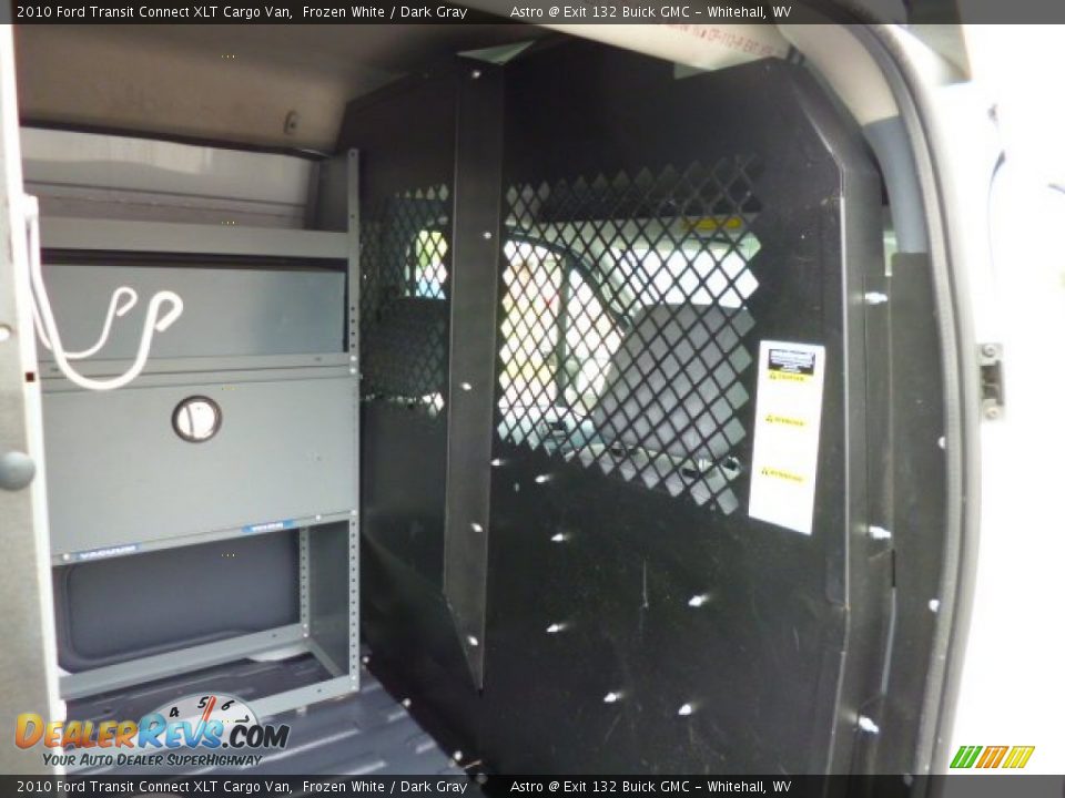 2010 Ford Transit Connect XLT Cargo Van Frozen White / Dark Gray Photo #13