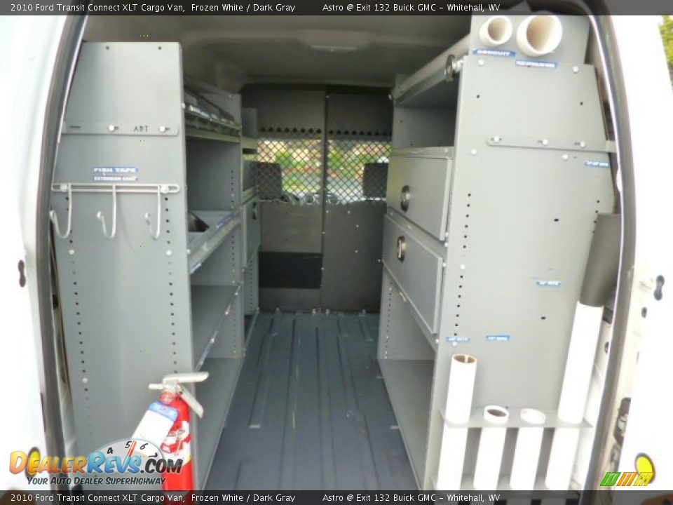 2010 Ford Transit Connect XLT Cargo Van Frozen White / Dark Gray Photo #14