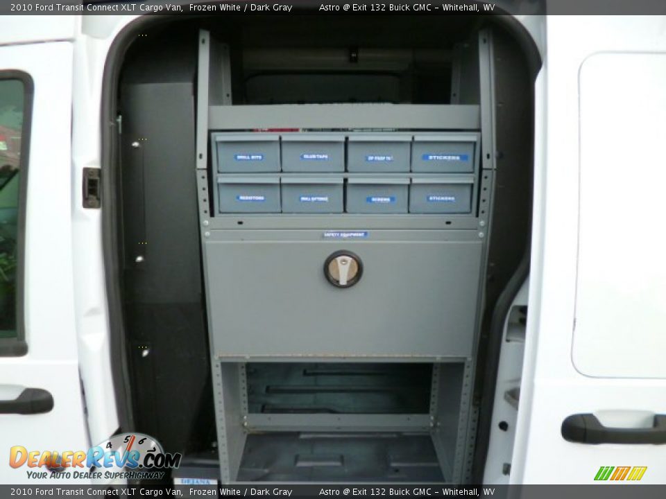 2010 Ford Transit Connect XLT Cargo Van Frozen White / Dark Gray Photo #15