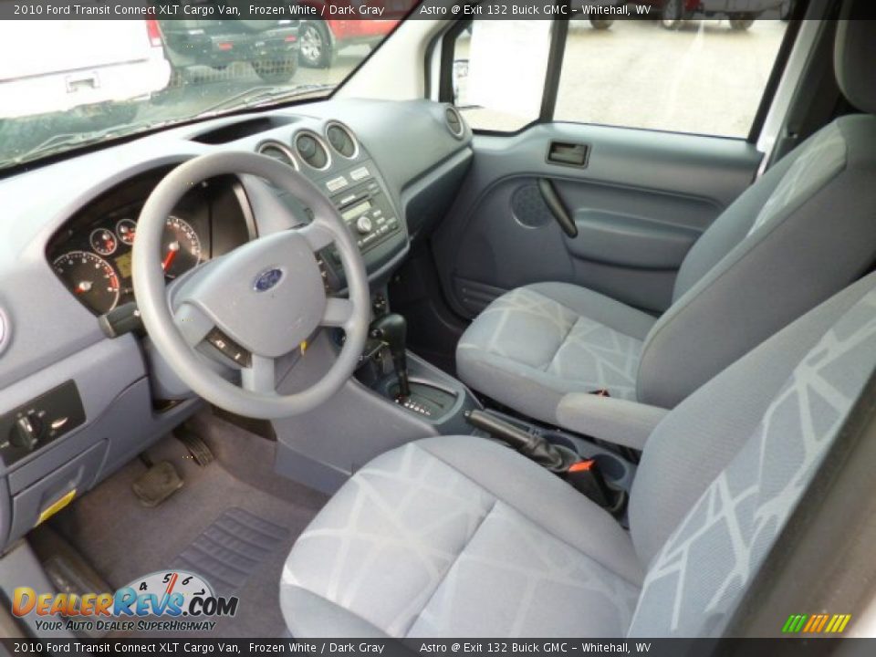 2010 Ford Transit Connect XLT Cargo Van Frozen White / Dark Gray Photo #17