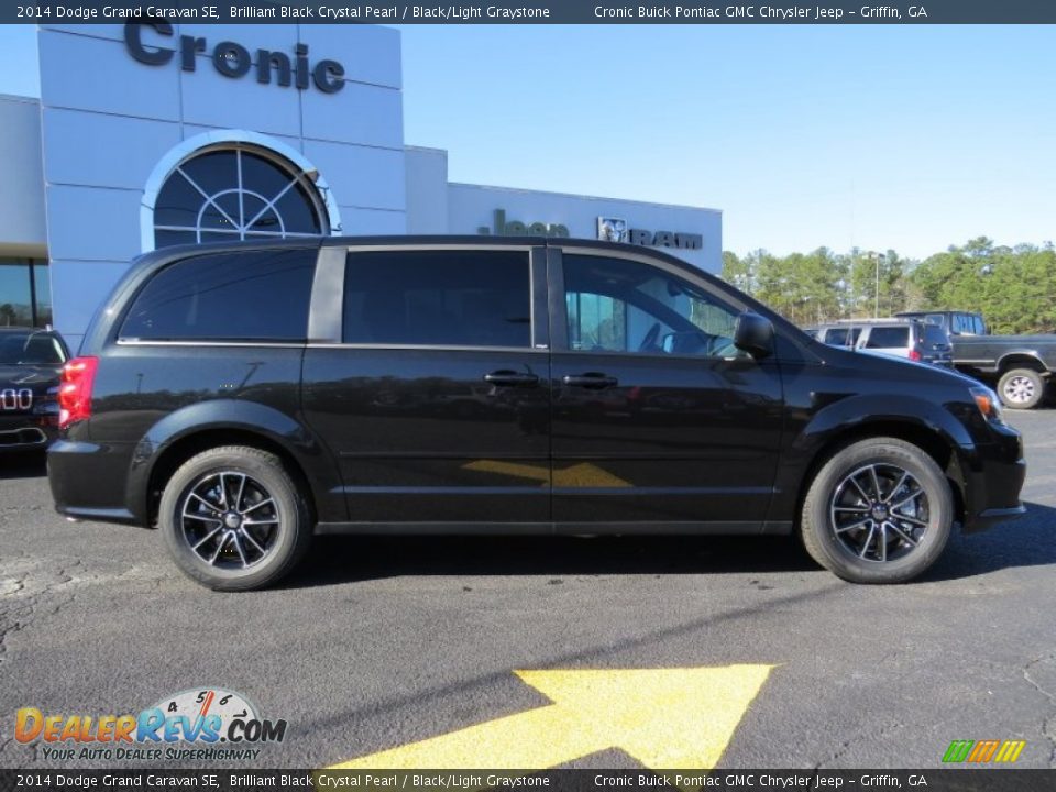 2014 Dodge Grand Caravan SE Brilliant Black Crystal Pearl / Black/Light Graystone Photo #8