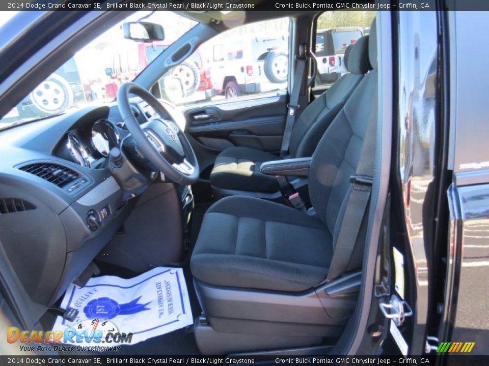 2014 Dodge Grand Caravan SE Brilliant Black Crystal Pearl / Black/Light Graystone Photo #10