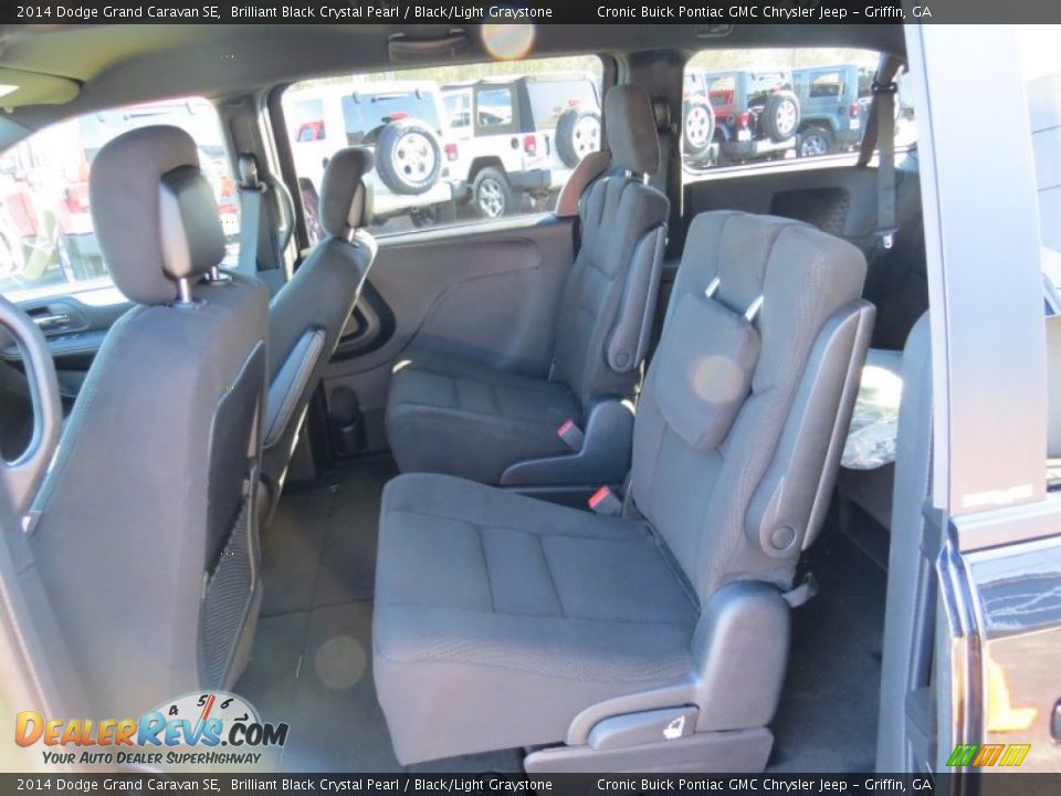 2014 Dodge Grand Caravan SE Brilliant Black Crystal Pearl / Black/Light Graystone Photo #11
