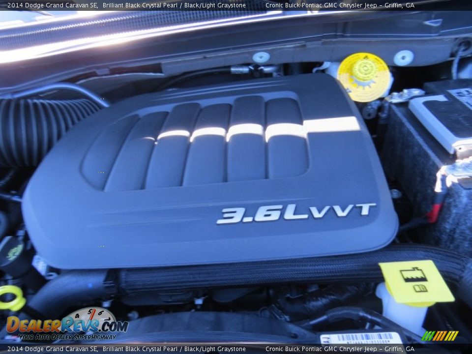 2014 Dodge Grand Caravan SE Brilliant Black Crystal Pearl / Black/Light Graystone Photo #13
