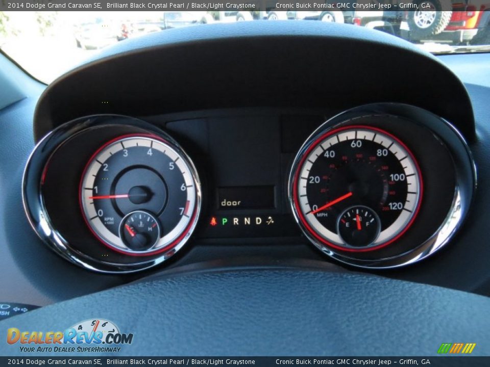 2014 Dodge Grand Caravan SE Brilliant Black Crystal Pearl / Black/Light Graystone Photo #14
