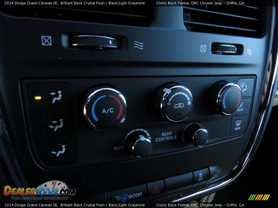 2014 Dodge Grand Caravan SE Brilliant Black Crystal Pearl / Black/Light Graystone Photo #16