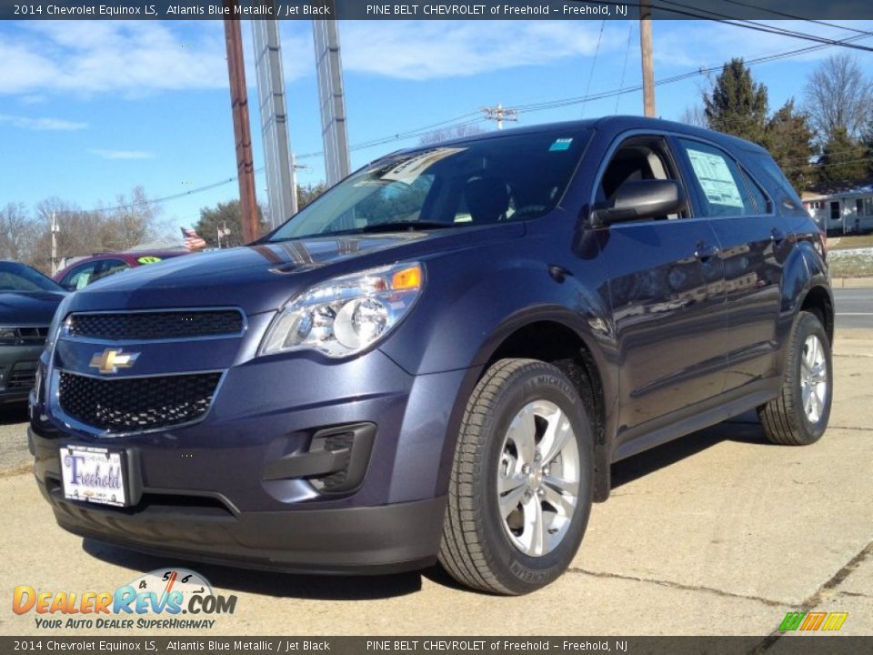 2014 Chevrolet Equinox LS Atlantis Blue Metallic / Jet Black Photo #1