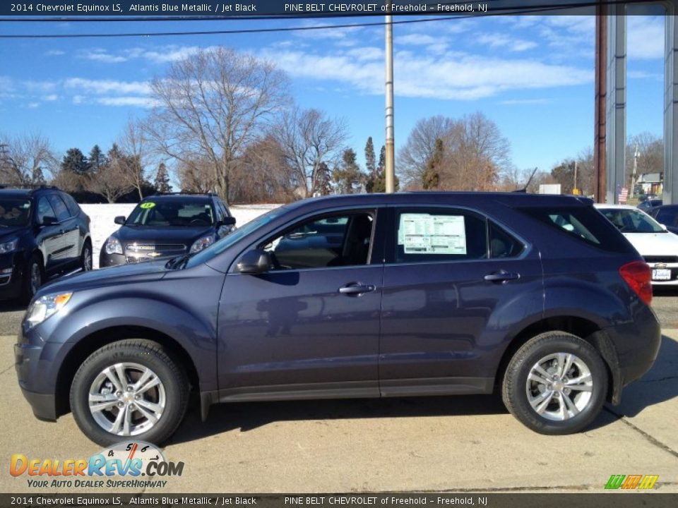 2014 Chevrolet Equinox LS Atlantis Blue Metallic / Jet Black Photo #3