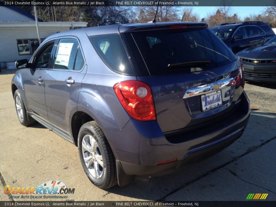 2014 Chevrolet Equinox LS Atlantis Blue Metallic / Jet Black Photo #4