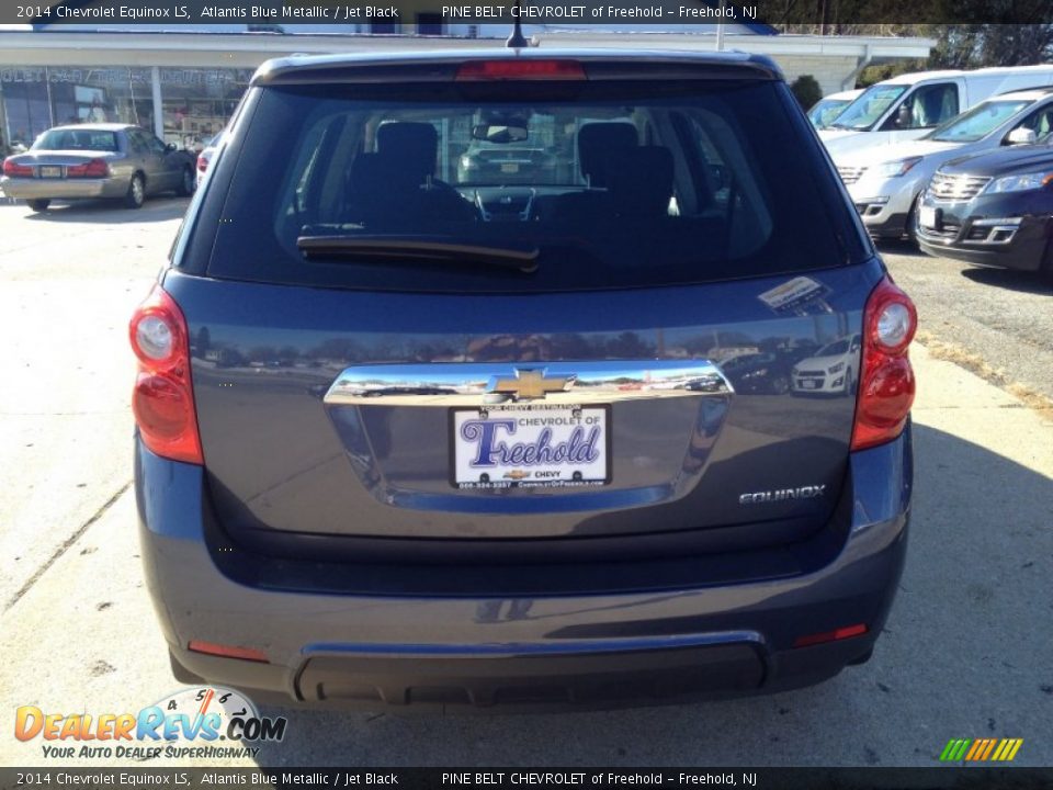 2014 Chevrolet Equinox LS Atlantis Blue Metallic / Jet Black Photo #5