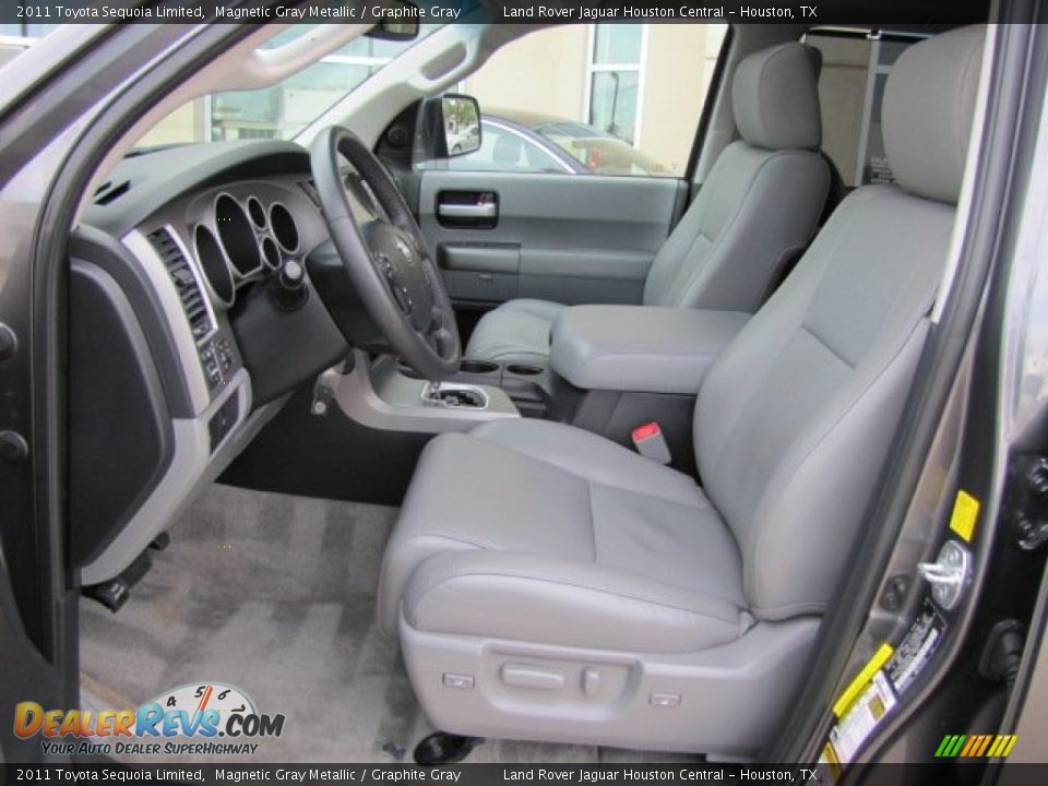 Graphite Gray Interior - 2011 Toyota Sequoia Limited Photo #2