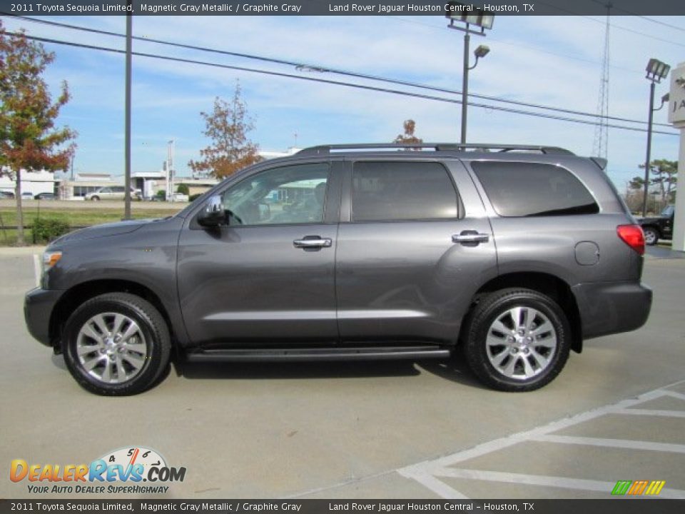 Magnetic Gray Metallic 2011 Toyota Sequoia Limited Photo #7