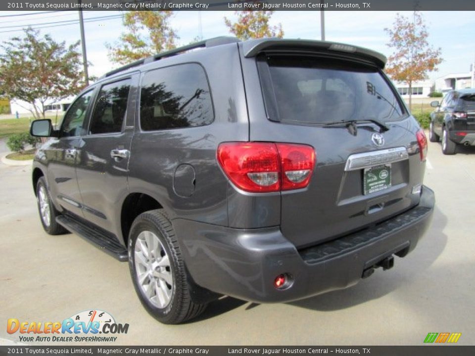 2011 Toyota Sequoia Limited Magnetic Gray Metallic / Graphite Gray Photo #8