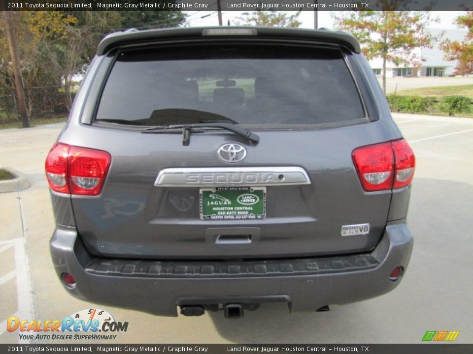 2011 Toyota Sequoia Limited Magnetic Gray Metallic / Graphite Gray Photo #9
