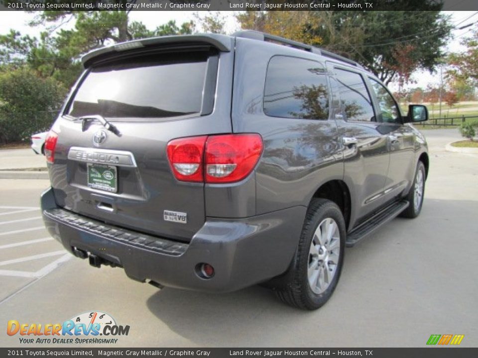2011 Toyota Sequoia Limited Magnetic Gray Metallic / Graphite Gray Photo #10