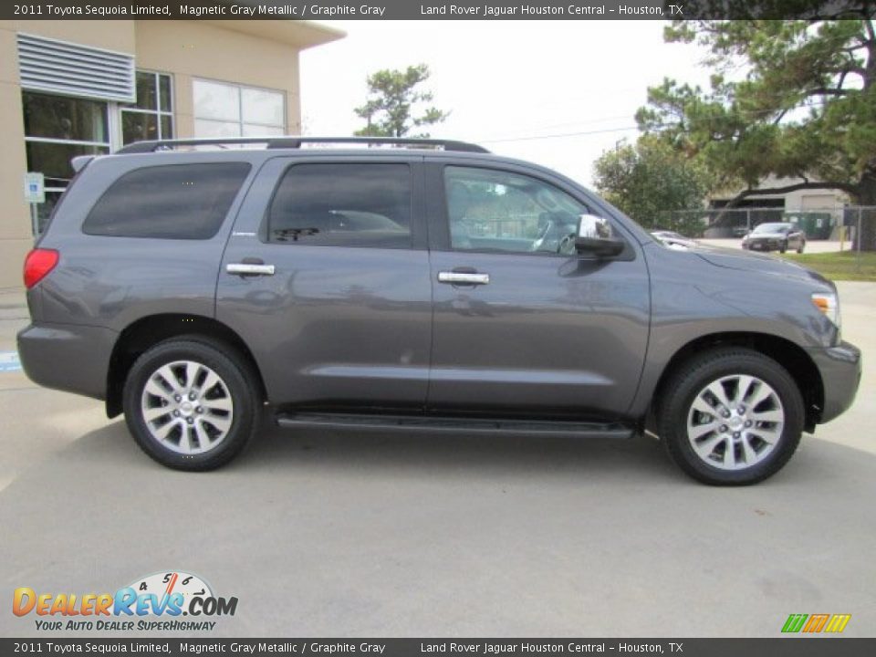 2011 Toyota Sequoia Limited Magnetic Gray Metallic / Graphite Gray Photo #11