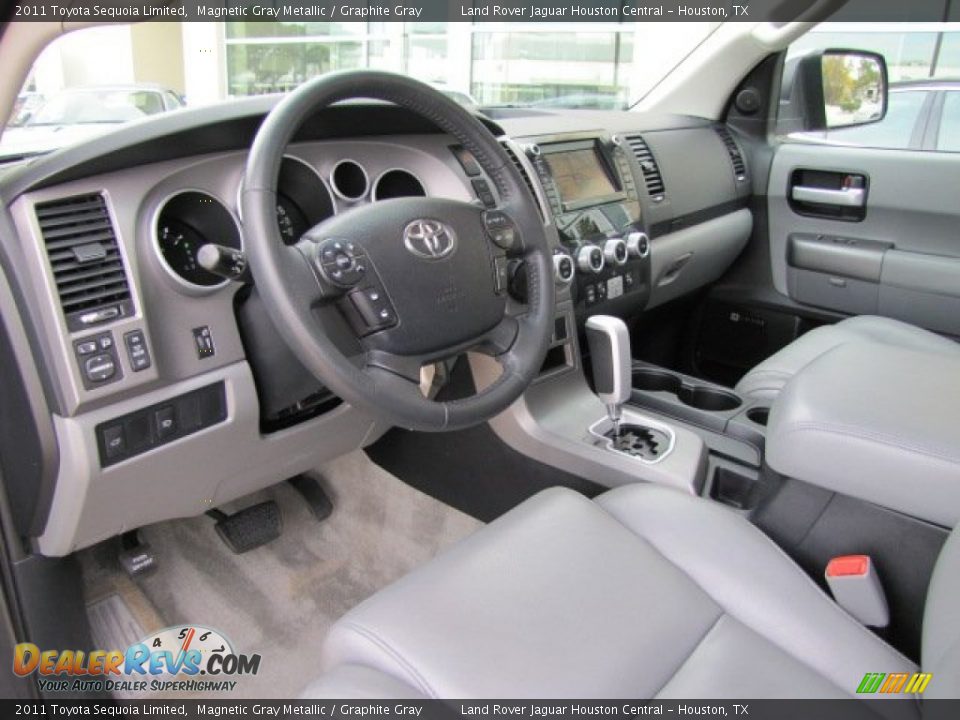Graphite Gray Interior - 2011 Toyota Sequoia Limited Photo #12