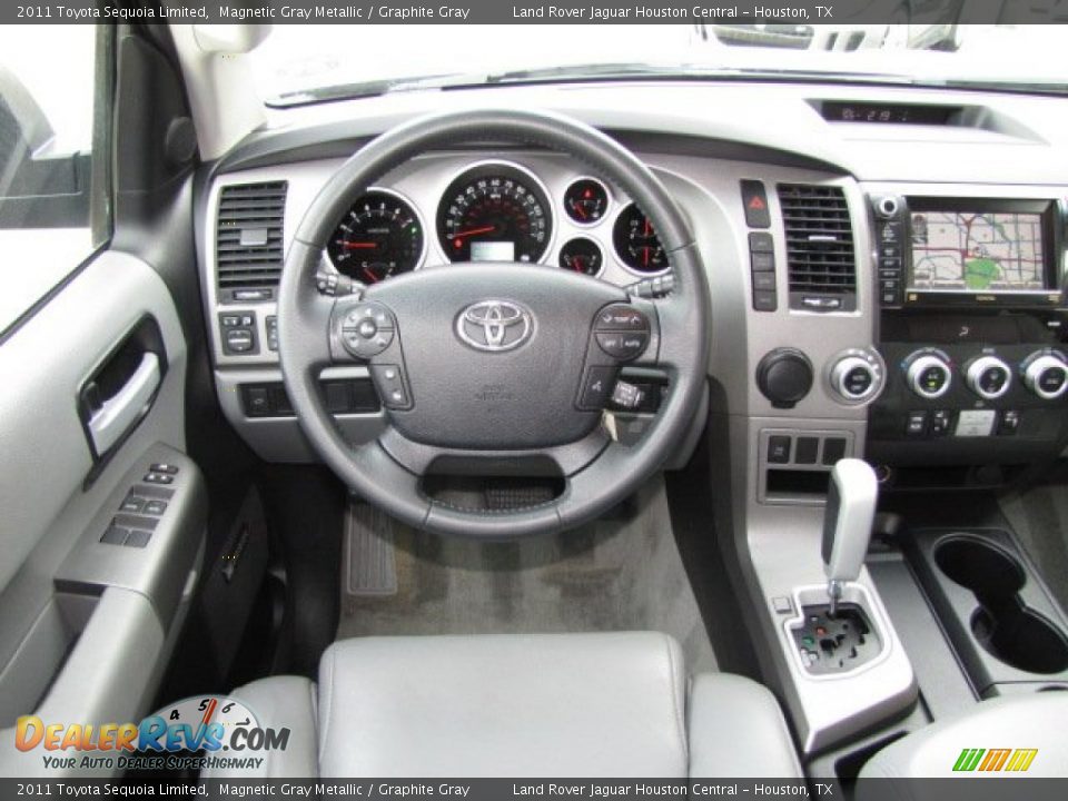 Dashboard of 2011 Toyota Sequoia Limited Photo #13