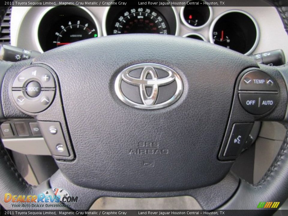 2011 Toyota Sequoia Limited Steering Wheel Photo #14