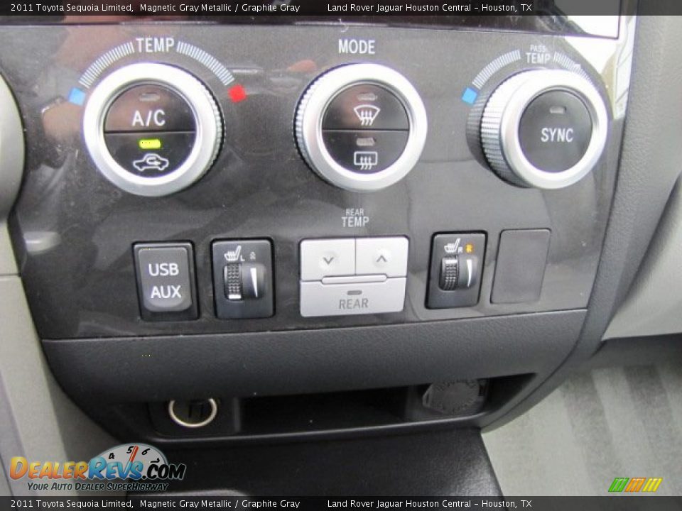 Controls of 2011 Toyota Sequoia Limited Photo #18