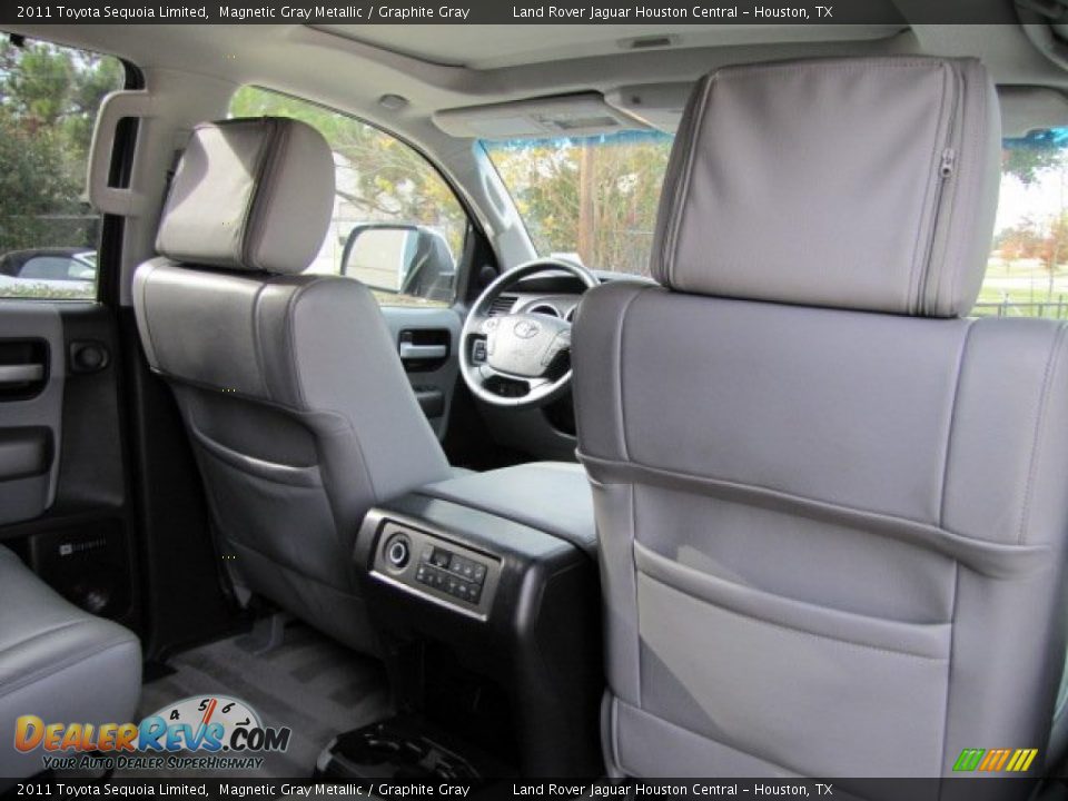 2011 Toyota Sequoia Limited Magnetic Gray Metallic / Graphite Gray Photo #28