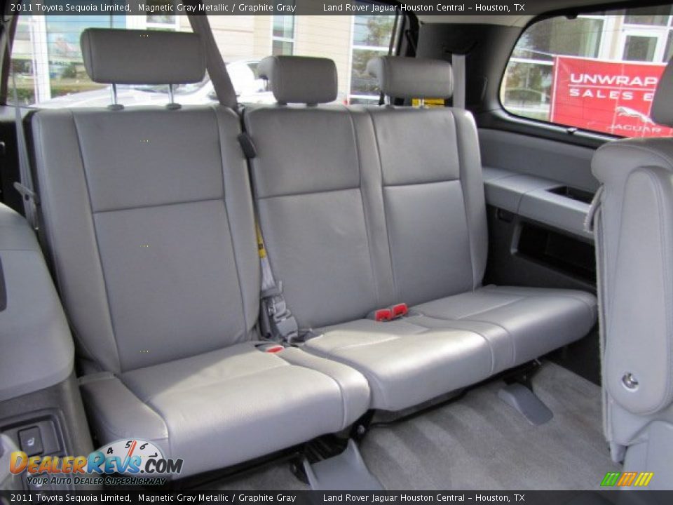 2011 Toyota Sequoia Limited Magnetic Gray Metallic / Graphite Gray Photo #29